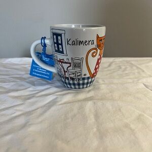 Grecian Cat Coffee Cup